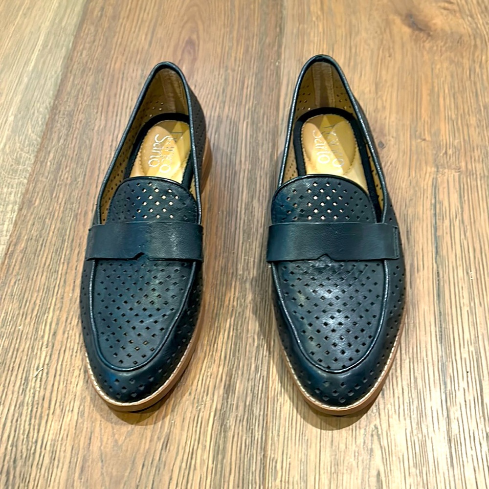 Franc Sarto black loafers